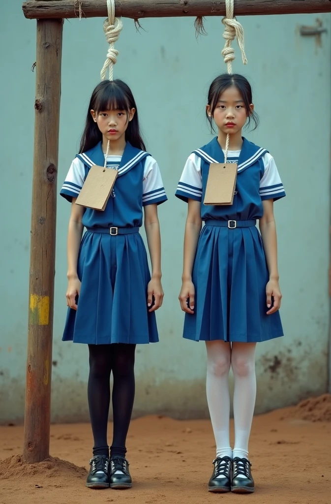 Cinematic style image ((4K quality)), ((masterpiece)), ((ultra realism 1.3)), (( 1 girl)), sexy Japanese girl stained with blood all over her body dressed as a schoolgirl, with a short skirt with a gray and red checkered design, with a white button-down shirt with a black bow on the collar, with long black stockings, holding a blood-stained chainsaw in his hands, his face with an expression of joy with a macabre smile, looking at the camera in an alley with Asian infrastructure, and the cloudy sky