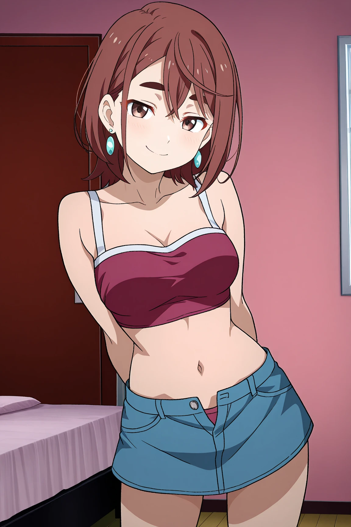 1girl in, lightsmile, Shiny skin, Best Quality, masutepiece, (Game CG:1.4), NSFW, Detailed beautiful face and eyes,Big Tits、Lingerie with a small area, sailorvenus, I could feel the battle, Serious, Cowboy Shot、large full breasts、Full Moon Night、starrysky、((Best Quality)), (Ultra-detailed), (extremely detailed CG unified 8k wallpaper), Highly detailed, High-definition raw color photos, Professional Photography, ((Beautiful big breasts)), Amazing face and eyes, (Uniform with open chest), (See-through panties:1.2),、、 giantess art, a macro giantess, highly detailed giantess shot, giantess shot,, highly detailed giantess shot, , bottom shot, turned around、