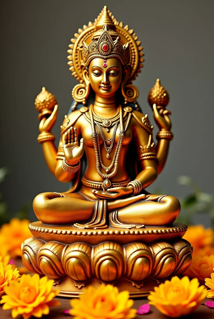 A little Laxmi cute brass