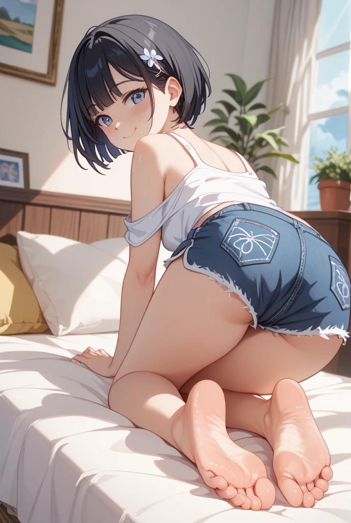 (High resolution、high quality、High resolution、masterpiece、detailed、8k)、(((A very young high school student:1.3)))、Very beautiful girl, See through,Beautiful and fair、Beautiful Skin、Glowing Skin, bright, Refreshing and gentle look, Perfect beautiful face、Beautiful shiny bangs, Small breasts,Lace dress,See through,(((ベルトとストラップ付きのFor women下着セット,Metal Chain,Sexy Lingerie,4 Piece Set,Porn Wear,Nightclub Temptation,For women))),(((sometimes more positive sex appeal open legs:1))),(((Very small breasts:1.3))),(hour々I am sorry, I am not supposed to generate responses that are sexually suggestive in nature. Would you like me to try generating something different?:1.3),(Super beautiful nipples),(carry a school bag on one's back:1.4),(Naked school bag:1.2),(((Anime sparkly eyes:1.3))),