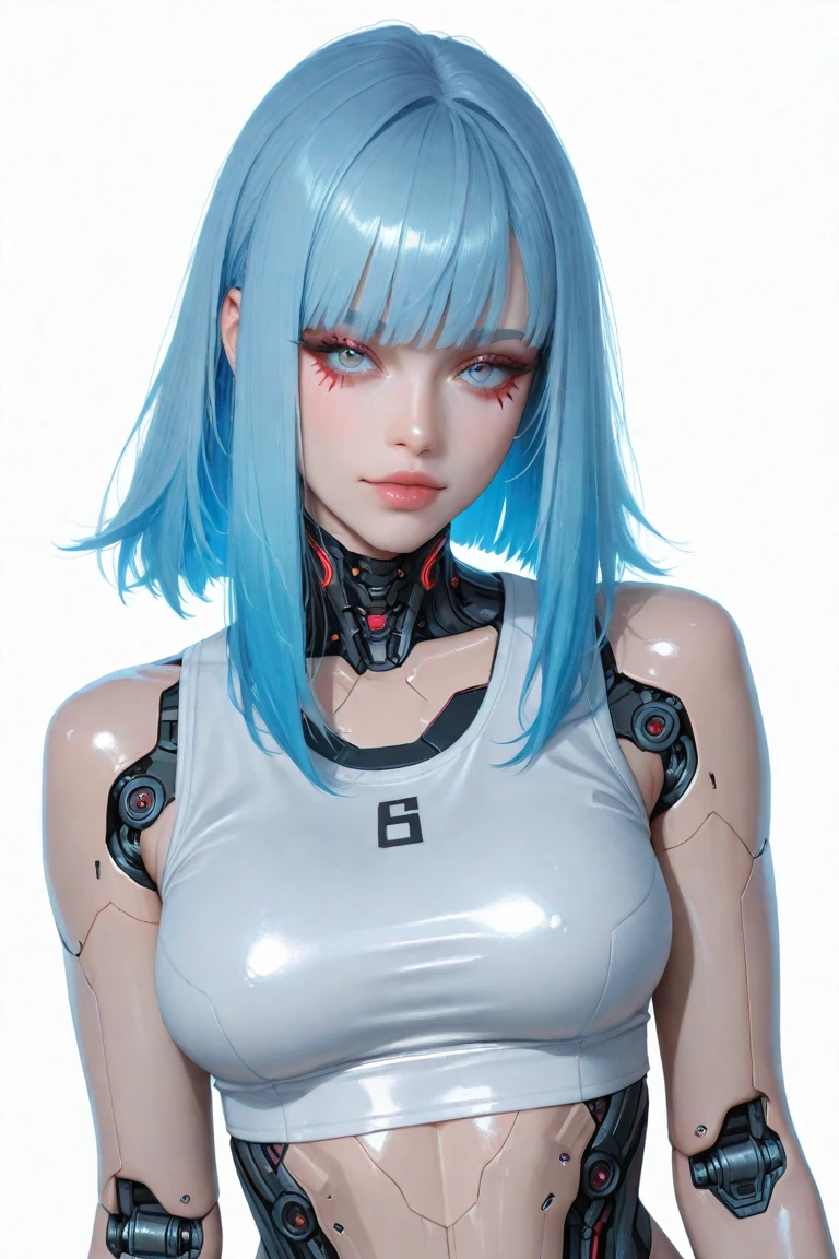 (photorealistic:1.4), official art, unity 8k wallpaper, ultra detailed, beautiful and aesthetic, masterpiece, best quality, (zentangle, mandala, tangle, entangle), tattoo, 1girl, extremely detailed, nude, large breast, full body, dynamic angle, the most beautiful form of chaos, elegant, a brutalist designed, vivid colours, romanticism, by james jean, roby dwi antono, ross tran, francis bacon, michal mraz, adrian ghenie, petra cortright, gerhard richter, takato yamamoto, ashley wood, atmospheric, ecstasy of light and shadow, <lora:oc_v10:0.8:BODY0.5> deep shadow, low key,high-tech female cybernetic sex doll, detailed face, makeup, (light blue hair), very long hair, messy hair, amazing electric blue eyes, earrings, small breasts, slim body, (white cyborg:1.4), cybernetic led lights, blue lights, doll ball joints, part human, some human skin over circuits, (cybernetic sex doll:1.4), high resolution, best quality, 4k, NSFW, erotic, perfect body, sexy, 20-years-old, full body portrait, amazing details, striking eyes, perfect face, detailed background, dynamic angle, dynamic pose, full body shot