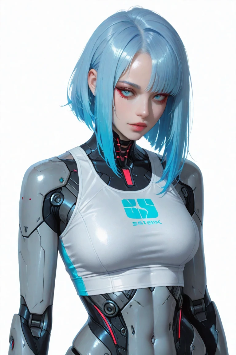 blue hair girl, cyberpunk sexy sex