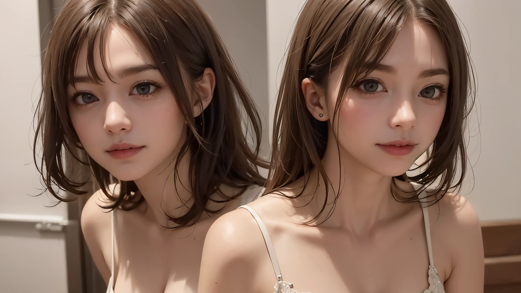 Create a brunette woman 