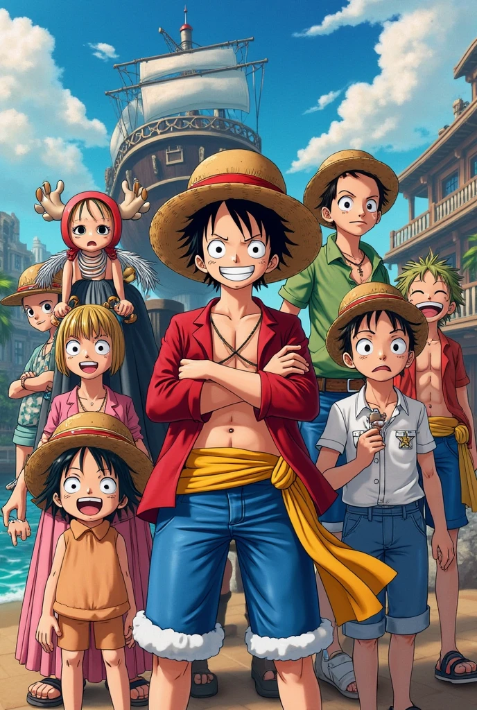 Luffy’ friends and luffy’ shute