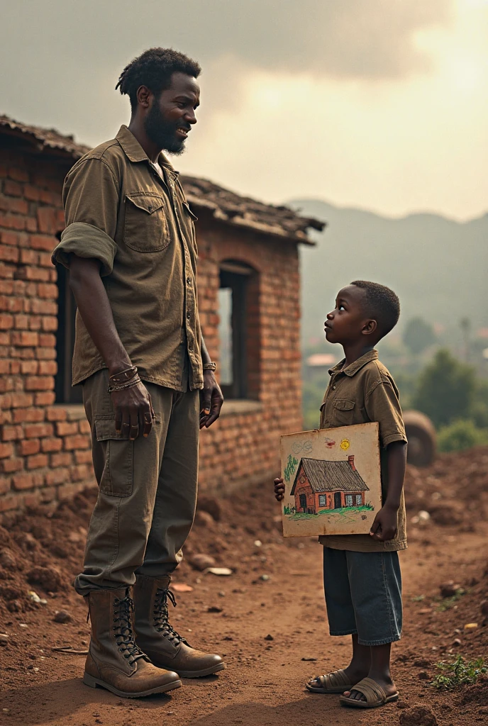 Two men standing next to each other holding a book, Gagnant du concours, Presentation of Goods, par Ingrida Juniper, Hidari et VLOP, 1 er gagnant, Sorciers cyberpunk africains, Digital artwork, high quality image, par artiste, par Joseph Severn, College Student, Gagnant du concours de design graphique, par Adam Manyoki, Gagnant du concours CG Society