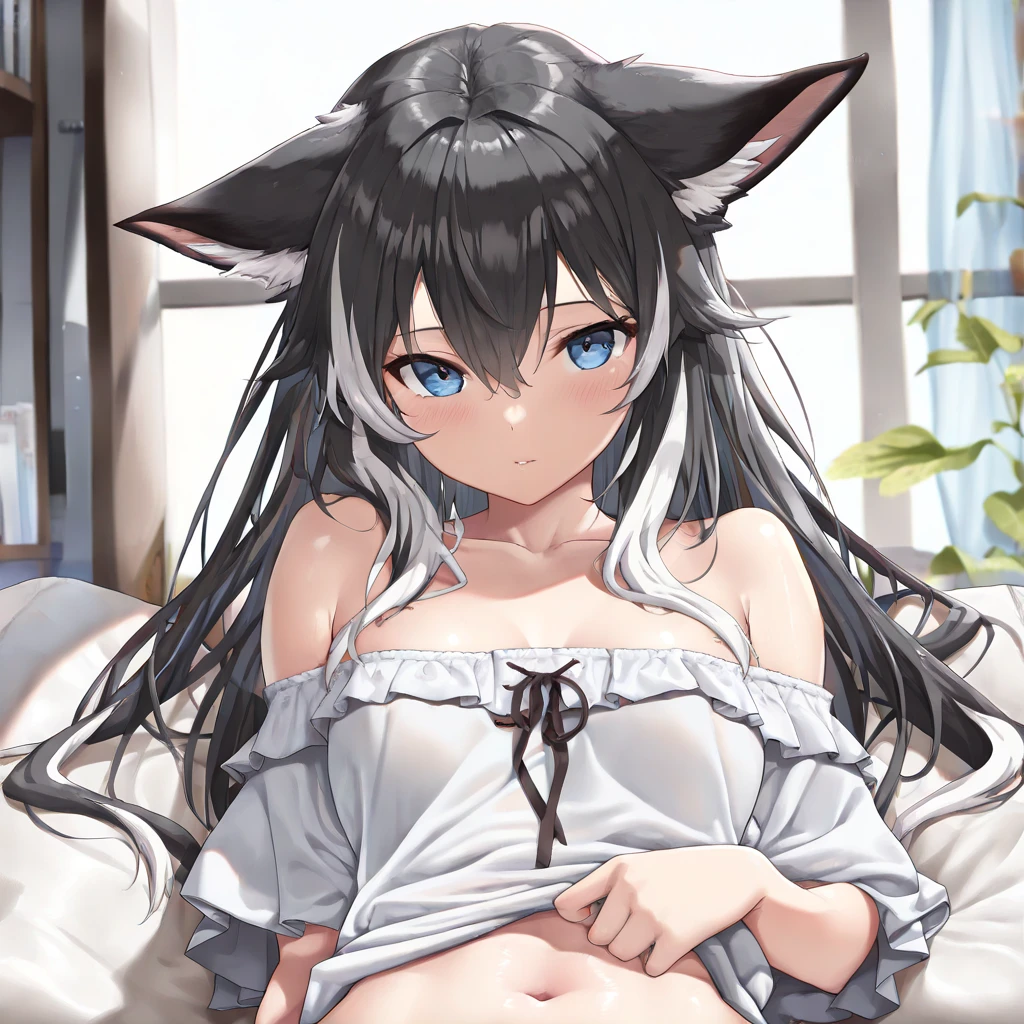 1girl, panel, cow girl