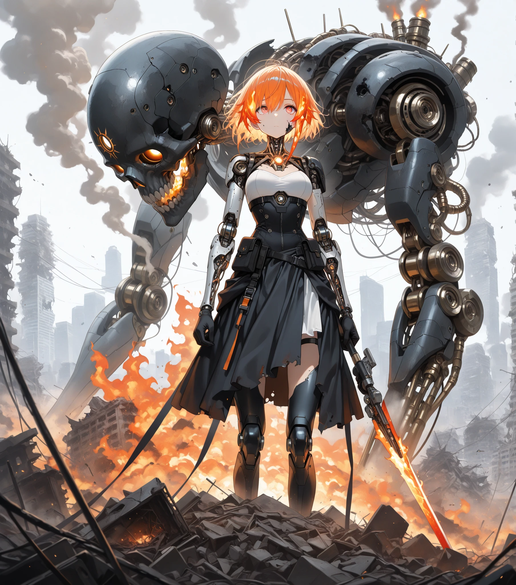 in style of ashley wood,in style of Santiago Caruso,in style of Alex Hirsch,
{1girl:1.3},独奏,oil painting style,cowboy shot,{asymmetrical hair:1.1},{oversized breasts:1.2} {oversized forearms:1.5},{arm armor:1.4},{oversized shoulder:1.5},{a proud smile:1.1},silence,{squinting:1.4},Lively colors,death