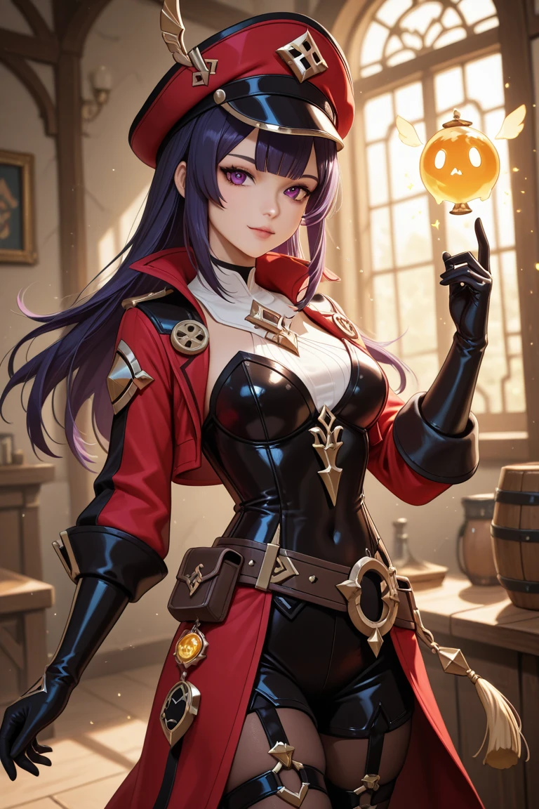 genshin impact stile, pyro latina from colombia