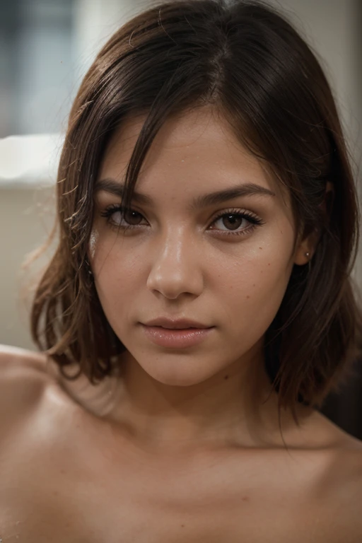 anamr,closeup, portrait, fleshy average size,naked, (((front view))), hot, sexy in bed, close up, sucking , fleshybody, bedroom, (big cheeks), ((indian origin))