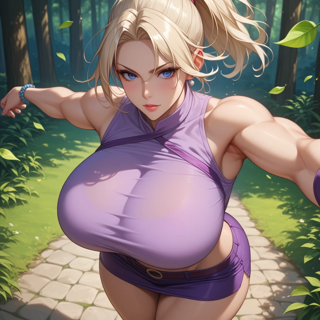 Android 18,Dragon Ball,Bikini,Erotic Poses,almost naked bisexual hints,tmasterpiece,Huge stacked breasts,The kinky is exposed ,(Surreal breasttremely full breasts)),((Super large)),Big breasts Thin waist,(((Extremely large breasts))),seductiv,High detail,hyper qualit,high resolution,8K,8k smooth,(reality: 1.2),(Highly realistic,Ultra-realistic,photograph realistic),(Realism: 1.2),Solo,(Perfect feminine curveig breasts:2),(Huge breasts:2),(gigantic cleavage breasts:2),(Large breasts:2),(Bare tits:1.4),(chiseled abs : 1.1),Nice strong legs,,(Curvy:1.1),Narrow waist,(gigantic hip:1),(Thick thighs:1),(Thick legs:1),Muscular,(body builder:2)