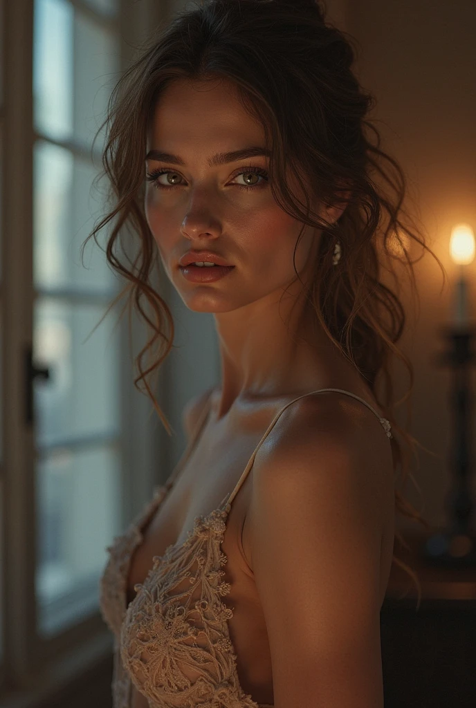 beautiful girl, Girl in oil reflects light, beautiful girl, realistic portrait, painting, reflection, light, radiant skin, full facial features, loose hair, graceful pose, calm expression, bright colors, dramatic lighting, photorealistic, award-winning, very detailed, 8K, masterpiece, cinematic, dramatic,detailed features faces, loose hair, elegant pose, serene facial expression, bright colors, spectacular lighting, photorealistic, award-winning, high detail, 8K, masterpiece, cinematic, dramatic