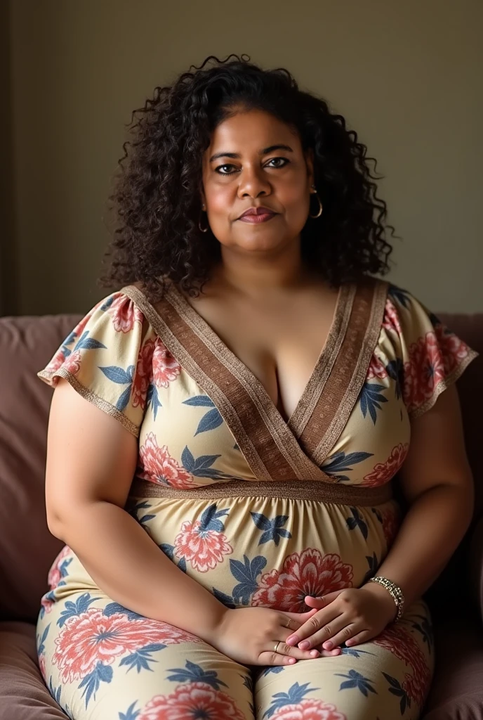 Uma velha cabelo ruivo. Vestindo calcinha fio dental preta. Bunduda, peituda, bbw, big booty, pawg. American erotic actress style. 65 anos.