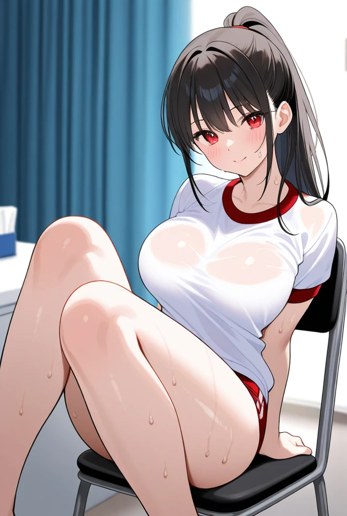 Naked Big Breasts, The whole body is sweating, Orgasm Facial: Love juice and semen coming out of the vagina, Showing nipples, When it enters the sheath, She is trembling and pleading, Straddle him、Inserts his penis into her vagina.He has heart-shaped eyes.She is doing cowgirl position.She's sticking out her tongue、Drooling.She raises her arms.She places her hands on his crotch and spreads them.