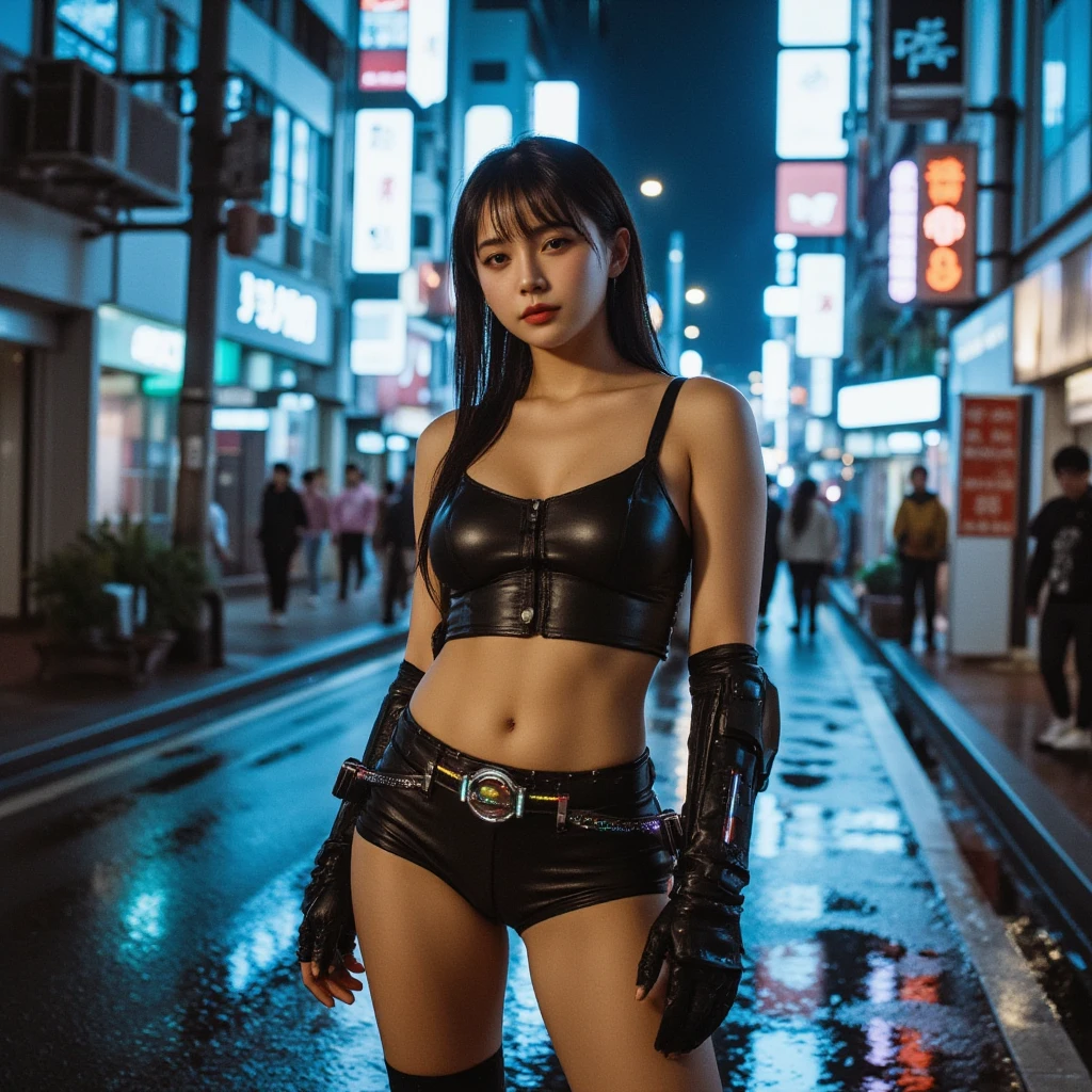 masterpiece, highest quality, Very detailed, Complex, Very detailed, High resolution, Realistically, 8k, 1 person,whole bodyショット,humanoid, Long legs Machine legs,Dynamic pose, Extremely delicate mech, short hair,whole body, High tech background,SF,(Marek Okon:1.3),Moon Crypta Wow'Midway Style,