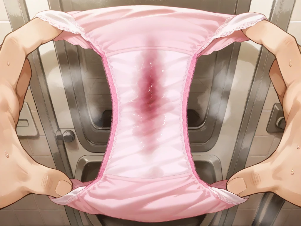 No Humans Panties Shot Pink Panties Holding Panties Washroom no-humans-panties-shot-pink-panties-holding-panties-washroom