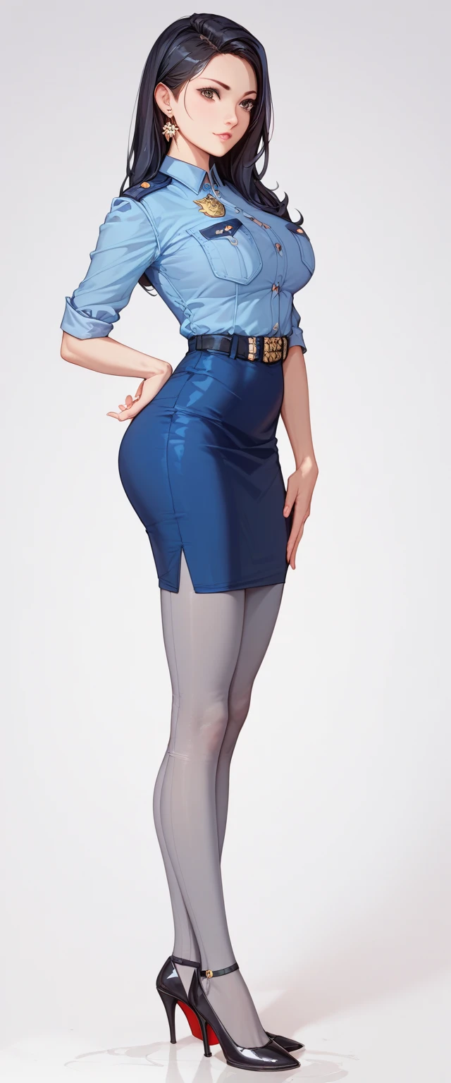 2 heads,Portrait of a 60-year-old woman with short brown hair, a captivating gaze, Brown eyes, Wrinkles on her face, Black pantyhose,White underwear,high heels boots,Revealing her large sagging breasts, Light makeup and red lips. 32K