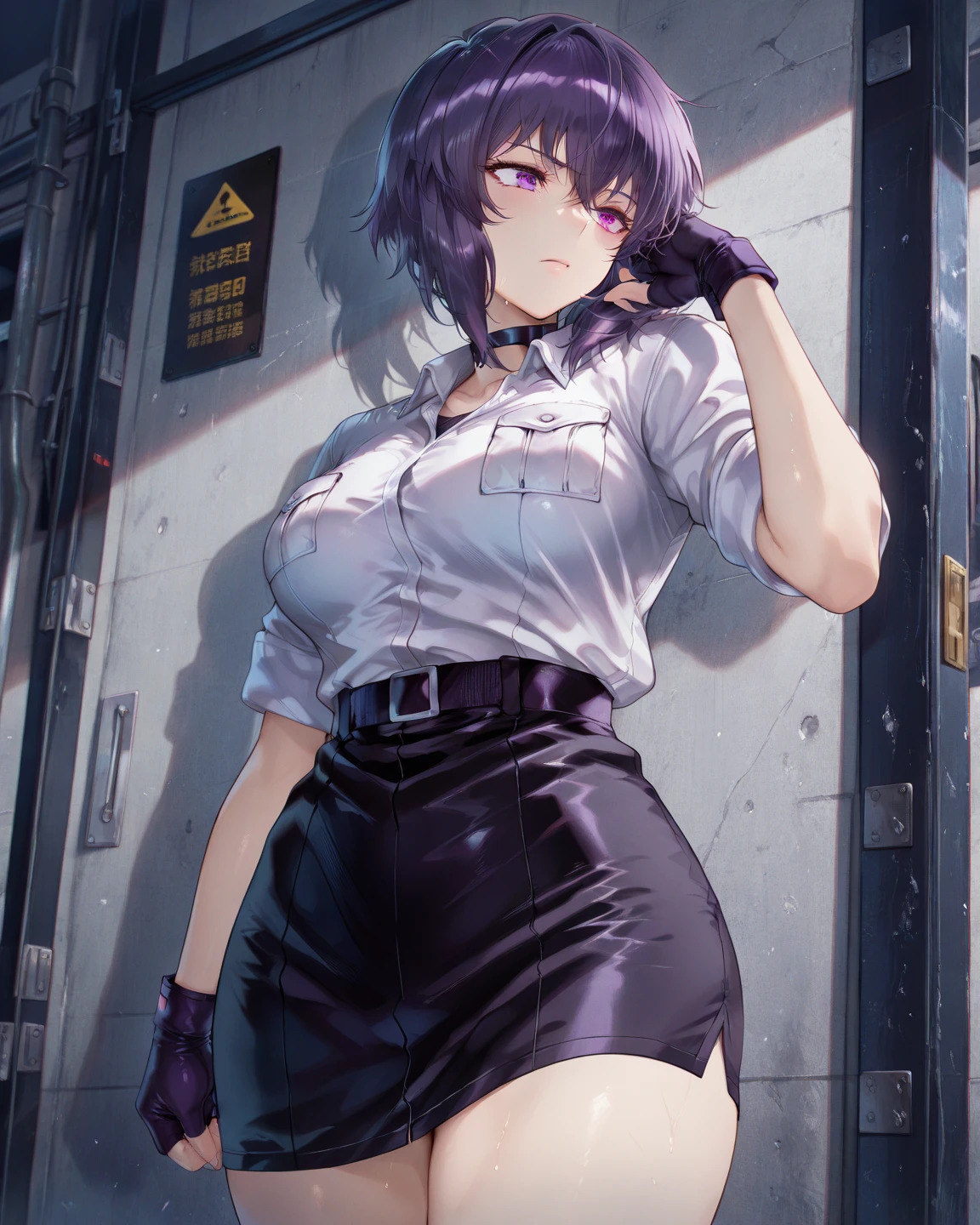 Arad woman posing in room in black dress and trench coat, wearing lab coat and a blouse, With a lab coat, (sfv) safe to work, doctor, (doctor), commission for high resolution, nurse girl, [ 4 K photorealism ]!!, [ 4 K photorealism ]!!!, full body shot hyperdetailed