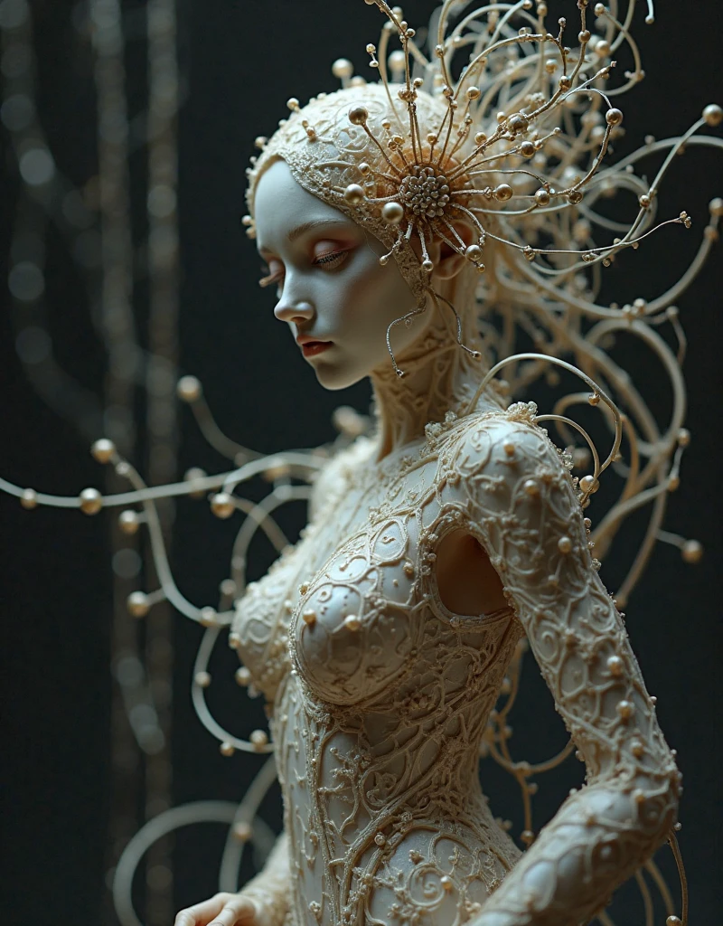 gothic aesthetic by Brian Jungen, best quality, masterpiece, Representative work, official art, Professional, Ultra intricate detailed, 8k