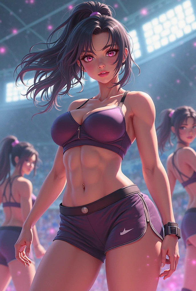sport girl smoking a cigarette, smoking, smoker, sweating, more smoke, poledance, she's in movement, complex movement, she's fast, upside down, pov, night club, she's fast