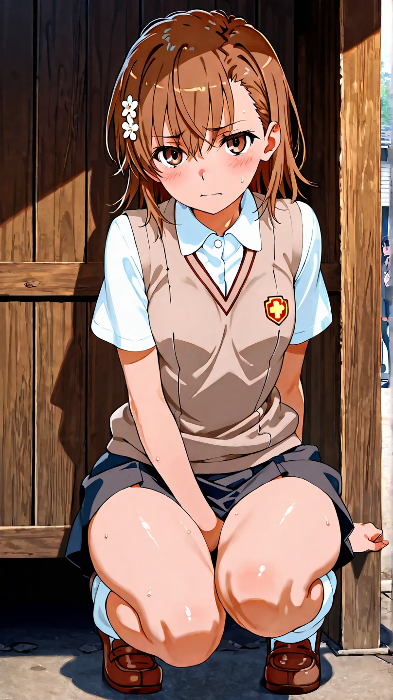 chibi:1.1,( nsfw:1.2), ( best aesthetic, ultra high resolution, masterpiece: 1.3, perfect detailed, best quality, hyper detailed, clear and detailed, perfect hands),
( 1nude boy,1teenage girl, long hair, braid: 1.3, dark brown hair, simple color hair band, brown eyes, baby face, trembling: 1.2, noticeable: 1.1, blank eyes, ringed eyes),
( large breasts: 1.1, sagging breasts: 1.2, spread breasts: 1.2, pretty areola, pretty breasts: 1.1, pretty pussy, big ass, fatty arms, oily skin, short in height 1.1, thick thigh, completely nude:1.2, exposed breasts:1.3, showing breasts: 1.1, pussy juice, open clothes: 1.1, vaginal penis, exposed with a man: 1.3, breathless, in heat, afterglow, orgasm, vulgarity:1.3, drivel, saliva trail, intercourse with a man, boy having hard sex with a girl:1.2, boy to back, veiny penis, cum in pussy:1.2, pussy cum:1.2, excessive cum, breasts focus),( looking straight),POV,
1girl, nsfw, nipples, skirt lift