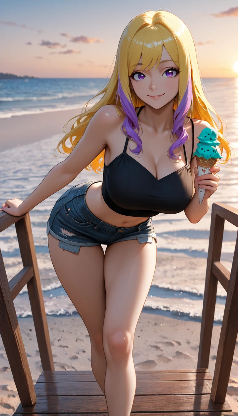 araffe1 girl in a bikini eating an ice cream cone, eating ice cream, in a bikini, angela white, giorgia meloni, katy perry, in bikini, eating ice - cream, wearing spandex bikini, ice cream on the side, bikini, ice cream, wearing a bikini,  candid photo of dirty, shiny plastic bikini, candid shot, cone, 1 girl, solo，in a green dress standing by a wall,portrait of female idol, 