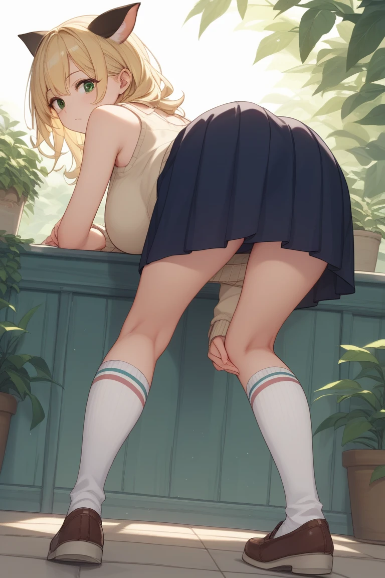 Sexy female, hanging from a tree , skimpy , no panties, upskirt