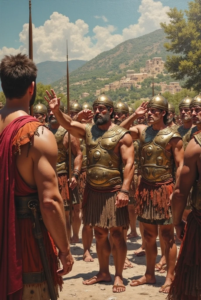an extremely hairy , short-haired military haircut, young, worried, sweaty, muscular gladiator , hairy legs, cum drops on legs, hairy chest, strong hairy shoulders, strong hairy arms, standing on a platform in a crowded roman arena, wide angle , photorealistic, 8K