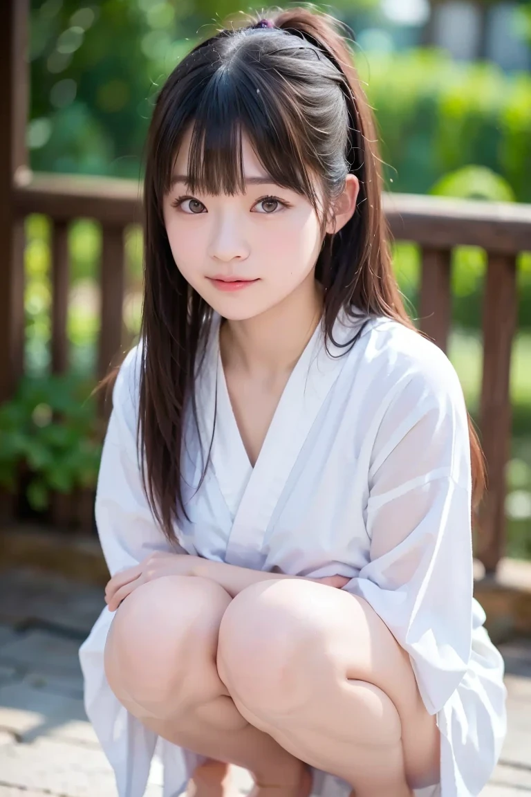 japanes、hitomi、green grass、femele、age19