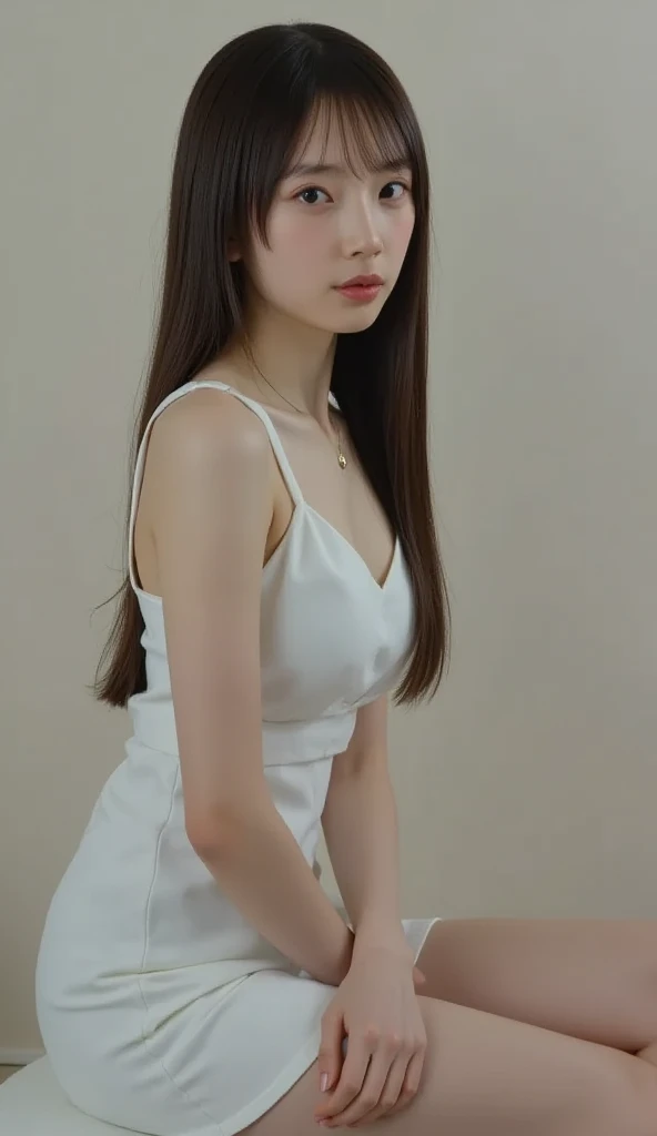 ((Extremely precise and accurate ???????:1.0)), (photo Realistic:1.4), (hyper Realistic:1.4), (最高品質のRealisticな肌の質感:1.4), (Improvement of quality:1.4), (Enhances the beauty of skin texture:1.1), Clean and glowing skin, mesh, thin:1.2, (Realistic:1.3), Realisticなライティング, (Smoother lighting:1.05), (Improving the quality of cinema lighting:0.9), Backlight, A gentle light for your face, Ray Tracing, (Bright light:1.2), 32K, One Japanese woman, fine grain, Detailed face, (Film Grain:1.1),(Accentuates body lines:1.1), High resolution, Natural look, Kind eyes, Improves hair quality, Delicate light and shadow, Transparent muscles, Graceful pose, Beautiful Eyes, Sharp details, Soft light reflection, Beautiful contours, Delicate skin tone, Fine hair texture,Cute Japanese Women Photos, Little Woman, 20-year-old, Beautiful and perfect face, brown, Beautiful Face,