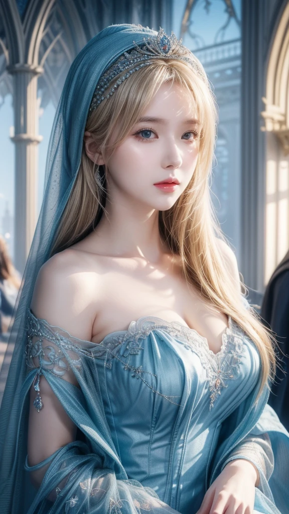 masterpiece,Highest image quality,Super details,best quality ,extremely delicate and beautiful, Very detailed,best quality, official art, Extremely detailed CG unified 8k wallpaper, Ana de Armas portrait photo, Blonde hair with black pupils,shiny skin, (beautiful eyes:1.1), beautiful skin, big watery eyes,(detailed lighting:1.2), (Beautiful and detailed light:1.3), Ice Blue Water Foam Galaxy Starburst Fairy Color Mint Skirt,beautiful breast balls, The most perfect breast ball shape,firm breast balls,Deep cleavage,Naked of breast,complex, digital drawing, Smooth, sharp focus, end of the world, epic reality, (high dynamic range:1.4), (pastel colors:1.4), Revelation,Bright colors, night, screen space refraction, (intricate details, Super detailed:1.3), art station, lens, vignette, complex background, buliding,Beautiful smile,The most beautiful look,Detailed moon background,Dreamcatcher earrings,The best look,Beautiful intricate necklace,