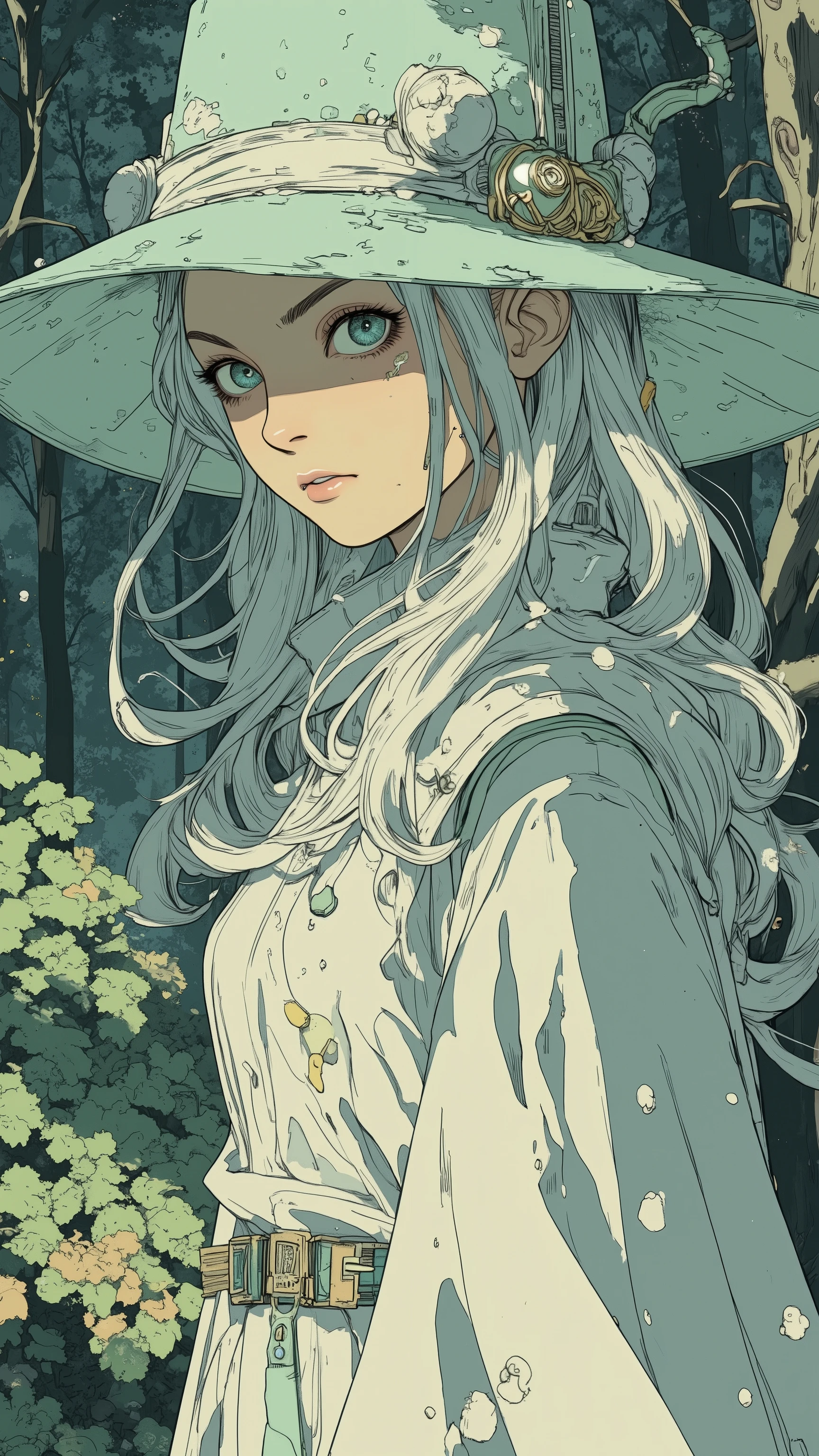 software,Tabletop, Highest quality, High resolution, One Girl, whole body, Details Girl, Hands on the details, Finger details, Detailed aspect, Leg Details, One Girl, Fairy, Looking down, garden, Black Sky, smog, Watercolor, Pale skin, , Blonde, Long Hair, Wavy Hair, Sad, Sad smile, Green Eyes, puppet, Medium chest, White sundress, Bare back, Kneel, Planting trees