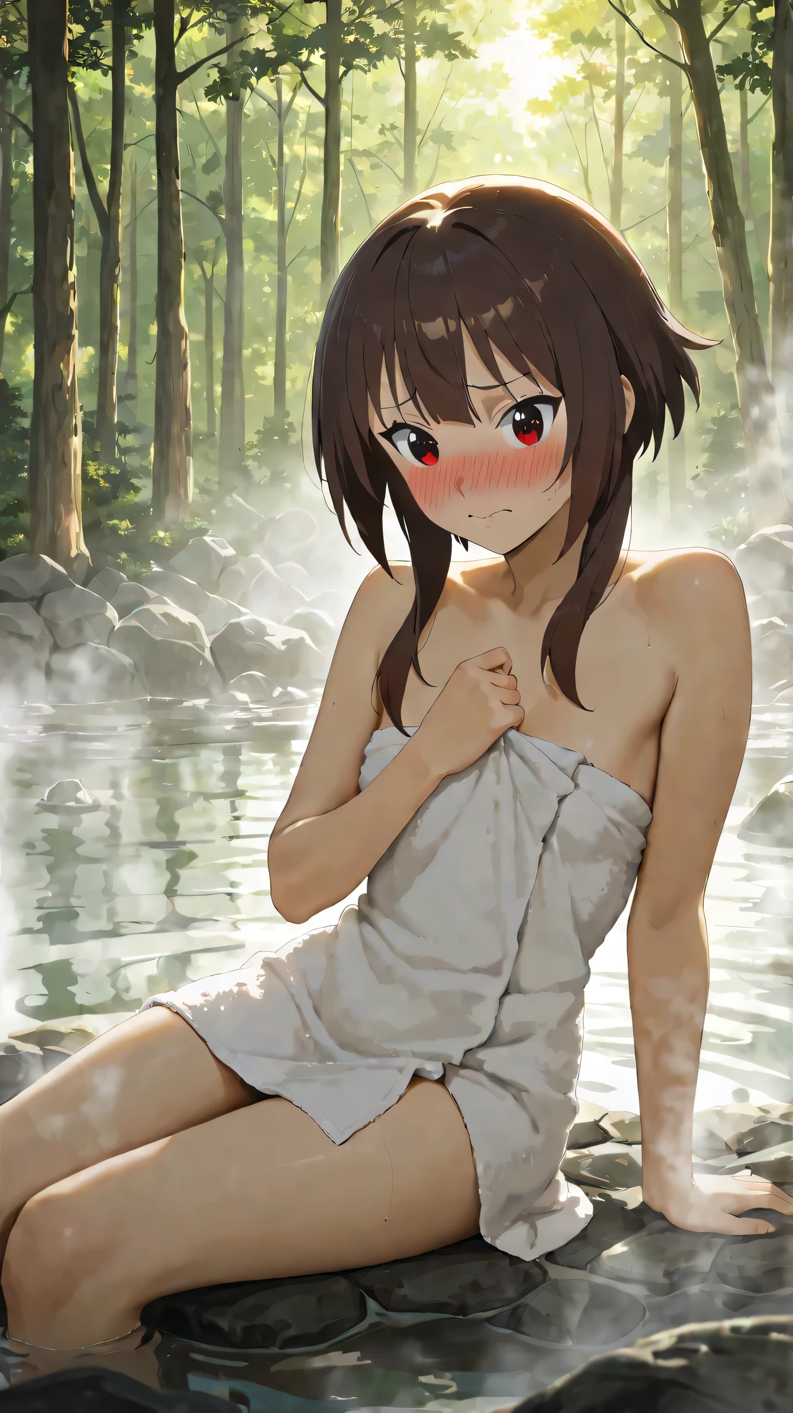 Stinking eyes、Dynamic Angle、In the jungle、river、Amazoness、Girl、Girl、Younger、Short、Lower school girls、Innocence、Pure、Pussy、Indian、Both eyes open、National costume、Ethnic Makeup、Brown skin、Small breasts、Nipples、Get on all fours and raise your buttocks up and point them
