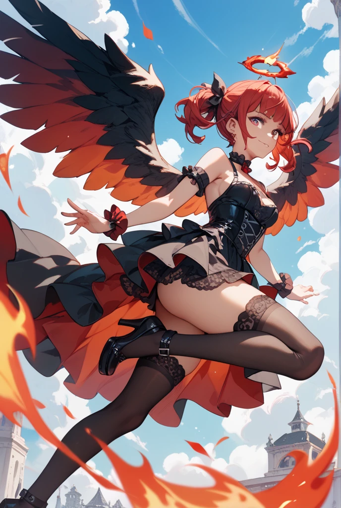 ((Highly accurate drawing in every detail)Extremely precise depiction)[High resolution],(detailed illustrations,とてもfineで緻密な描画,Delicate drawn lines with tempo,Realistic texture expression),[color traced main line],digital data hell[explosive flame[magma]],(([fallen Angel]lion girl)BEASTGirl(beautiful girl)[[big eyes(deep ruby iris:1.8)]])[13 years old](blue gray skin:1.6)((muscular))((redhead:1.4)mane of burning flame)[very thin chest[pointed nipples]][リアルな乳頭のdetailed]),[During orgasm](humidity[Trance])natural eros (nude gravure),[ideal eros],[[リアルな女性器のdetailed][(clitoris)[labia minora]]),(Fine and beautiful skin expression [transparency]),((Precisely drawn eyes))[完璧な目のdetailed((Beautiful eyes like jewels)Iris drawn in precise detail)[clearly drawn pupils]],[eye light[Pinpoint lighting for the eyes]],[long and beautiful eyelashes],[precisely drawn hair [美しく艷やかな髪のdetailed]],(完璧な手のdetailed [Beautiful fingers with no damage [beautiful nails]]),(perfect anatomy(perfectly balanced proportions))[[full body portrait]],[ideal color coordination(Accurate simulation of light and material interactions)],(HighQuality,High resolution,(detailed,高fine)),[[soft ambient light]],[realistic],[Visual art that tells a story] [[full body portrait]][[watercolor style coloring]][Colorful],((highest quality)fine[[High density drawing]])(4K quality).