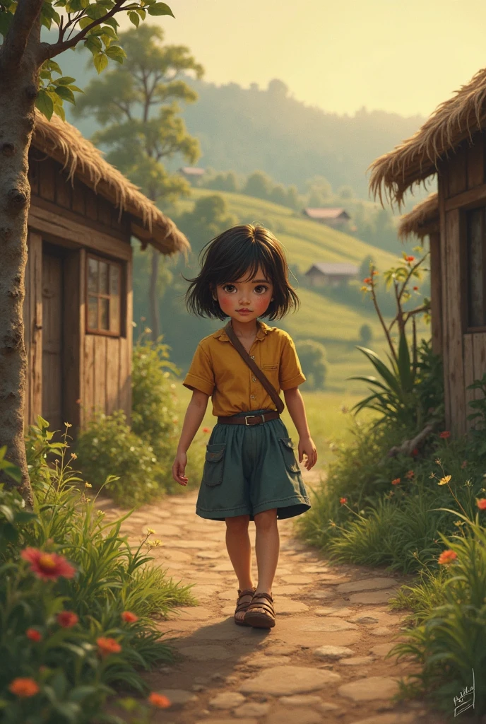 nude village girl