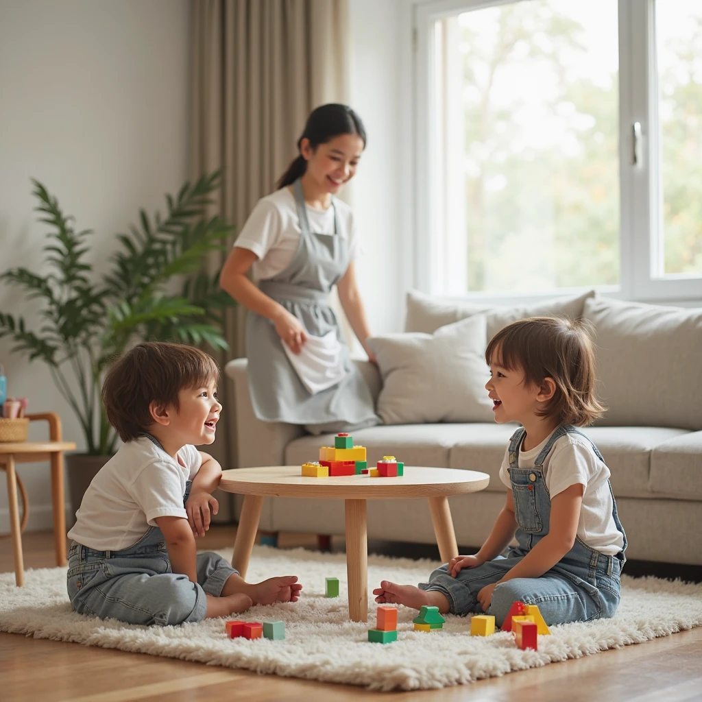 There was a woman and a little girl playing with wooden blocks, playing board games, Playing games, families playing, From reading to playing games, Board games, building blocks, ???, commercial photo of toys, on a dark background, you can see in the picture, with a child, exploitable image, is playing happily, board games on a table, wooden art toys