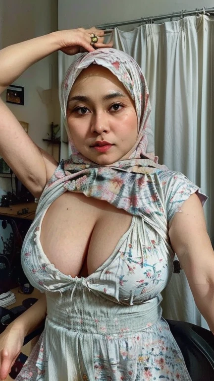 (((Old lady:1.6))), (((Lie Down Hairy Pussy))), (((she is screaming in pain))), ((Gigantic tits:1.5)), (from behind up) seductive pose, ((Flat Chest:1.3)), (Happy smile), (((HIJAB MALAY GIRL))), masutepiece, High quality, UHD 32K, Realistic face, Realistic skin feeling , A Japanese Lady, 58 years old matured lady, (((FLAT CHEST))), (Night time at forest), ((look In front at the camera and SADNESS)), (((GREEN FLUORESCENT & GREEN FLUORESCENT))), ((GREEN FLUORESCENT LIPS)), ((Floral Pattern)), ((wearing pastel lace strapless bra)), dark night background , black forest night, horror scary place,