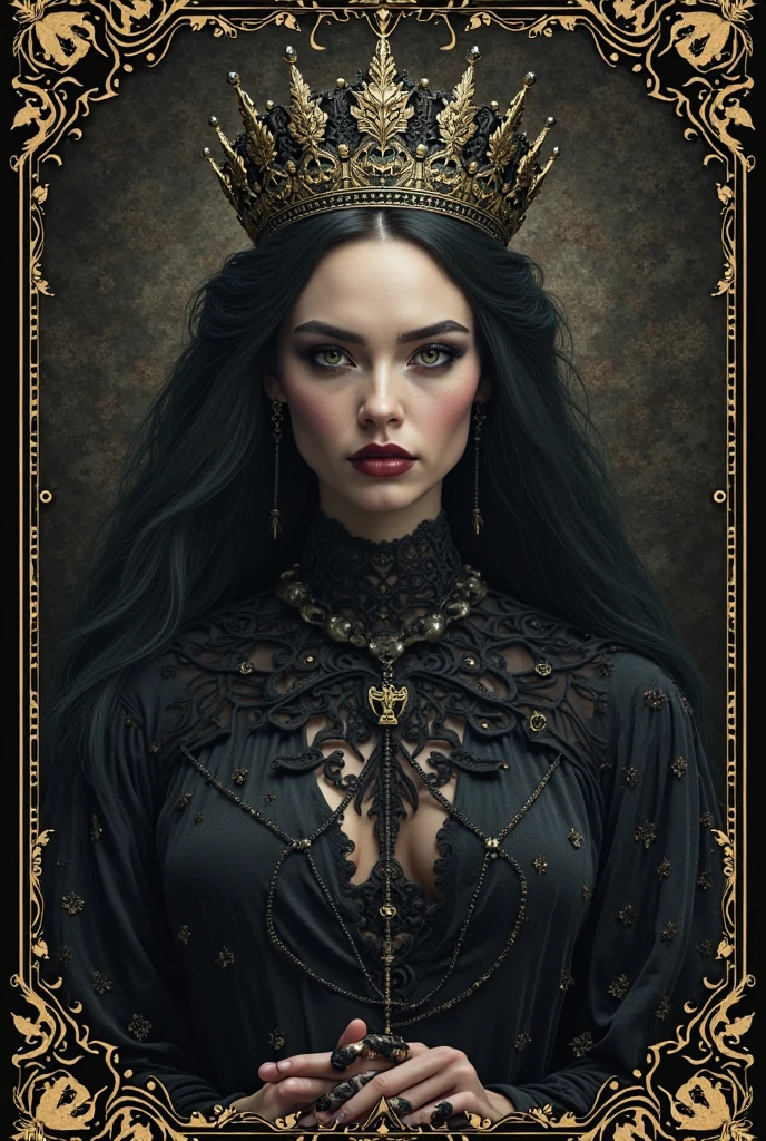 dark atmosphere, greyscale, detailed linework, cinematic, psychedelic, black paper with vibrant bioluminescent line work, ornate, symmetrical, queen skart card, highly detailed, ink illustration, style of luis royo,