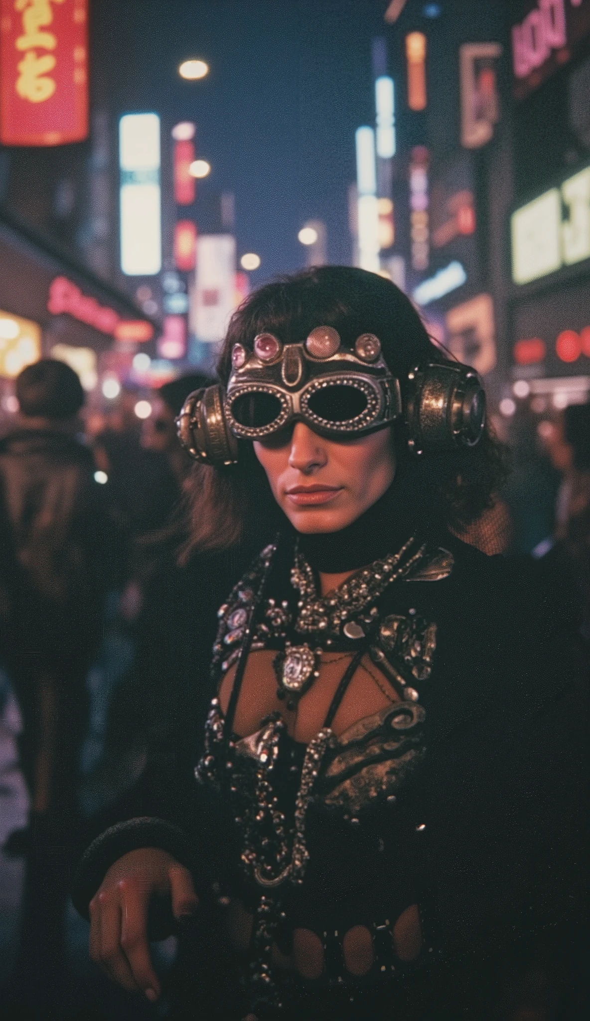 film(Year 2229)Punk directed by Luis Buñuel. Full color exótico. cinematic.