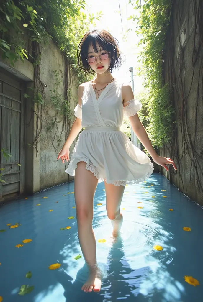 杰作级别的，最高画质，小萝莉，，school swimsuit,slipper，双马尾,sitting on ground,beach,全身，((萌态十足,cute))，性感，蓝色长发，大胸部,超透视，(thighband pantyhose,pink pantyhose:1.3)，,,((textured skin, anatomically correct, masterpiece, UHD, ccurate, high details, super detail, high quality, best quality, highres, 1080P)),outdoors,(，皮肤光泽，皮肤质量,full body:1.6)(14 years old:1.3), (Loli), (Fair Skin, (Beautiful Girl: 1.5), (Skin Quality: 1.5), (Glossy Skin: 1.3), (Beautiful Girl), (Superb Body), Short Hair, (Straight Hair), ((rose Hair)), Hair with Beautiful Details,柔和光，