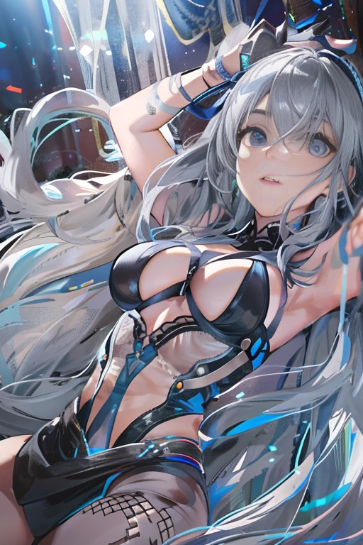 (Beautiful full body portrait of cute anime girl), 
(a half-naked girl in a bedroom:1.4),
(high quality background:1.4), 
(best quality, 8k, 32k, Masterpiece, UHD:1.4), 
delicate facial features, 
(ultra detailed:1.4), 
(super fine illustration:1.4),  

((((not wearing underwear:1.4)))),
(no underwear:1.4),
(unworn panties:1.4),
(unworn bra:1.4),
(no bra:1.4),
(no panties:1.4),

(half undress:1.4),
(undressing:1.4),
(arm between legs:1.4),
((see-through shiny metallic silver elbow length opera gloves:1.4)),
((see-through shiny metallic silver thigh-high socks thighhighs:1.4)),

bending forward, 

nsfw,
(see-through translucent transparent revealing off shoulder thight-high slit silver Backless maxi evening dress:1.4), 
(thight-high slit silver maxi evening dress:1.4), 

(pointy medium breasts:1.4),

(wet_clothes:1.4),

(wet shiny silky silver hair:1.4), 
(silver streaked hair:1.4), 
(silver inner hair:1.4), 
looking at viewer, 
lipgloss, 
moist lips, 

slim and smooth lines, 
perfect body, 
(wet skin), 
(High detailed skin:1.4), 
(skindantation:1.4), 
