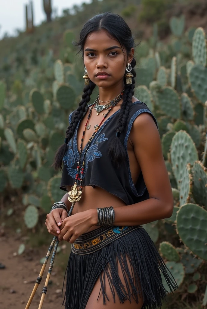 1girl, very short hair, brown hair, yellow eyes, village, tribal, tribal tattoo, feather hair ornament, from side,
masterpiece, best quality, intricate, realistic, photorealistic,
<lora:racial-chang-slider:0.9> <lora:add_detail:0.35> curvy,
