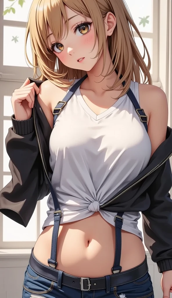 アニメ: 0.8), 6+ girl, {{A girl has intense vaginal sex with a man}}, ((Having intense vaginal sex with a man:1.5)), squat, Cowgirl Sex, (18 year old girl: 1.4), A neat and clean woman, (Bouncing Ample breasts: 1.4), (Cheeky Smile: 1.1), (Black knee socks: 1.1), Camisole, mesh (Tank top: 0.9), (Tube top: 1.1), T-Shirts, Off-the-shoulder crop top, mini skirt, sneakers, sandals, (denim: 0.9), (Shorts: 0.9), Compression shorts, (hoodie: 1.1), (Track jacket: 1.1), (Windbreaker: 1.1), (Jeans jacket: 1.1), (Unzip: 1.2), Open Front, one's home, NSFW
