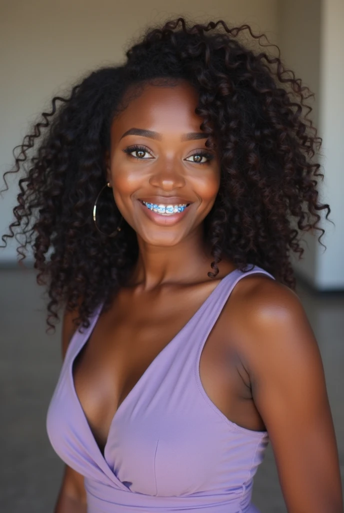Haitian woman with matching tank top and panties, fille sexy aux yeux bruns, cheveux blonds et grands yeux, au club, Selfie dune jeune femme, Les yeux dans le cine, Violet Myers, ohne Maquillage, maquillage naturel, Look directly into the camera, Visage avec Artgram, dezentes Maquillage, Superbe photo du corps entier