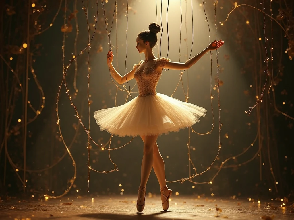 8K, hyper photorealism,photorealistic paintings, Studio quality, Delicate micromachined translucent ballerina glass full body standing on luminous pedestal , sparkle eyes, , mechanicalparts, Light-emitting diodes emit light , Scaly gelatinous mosaic armor, Translucent glass skin , Intricate , 1.8 Canon 100mm F2.8 background old steampunk toy store, Dust, Night textures