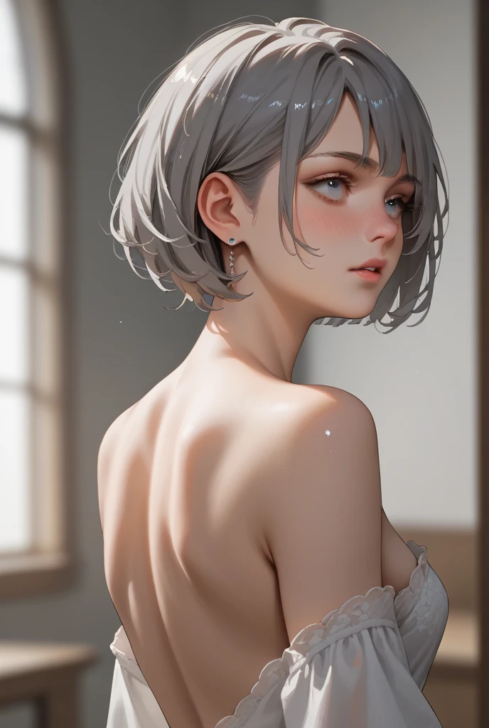 ((photorealistic:1.4)), finely detail, full-body shot, detailed full body features, ((1 girl)), ((solo)), ((extremely detailed face)), ((photorealistic:1.4)), finely detail, full-body shot, detailed full body features, ((1 girl)), ((solo)), ((extremely detailed face)), cute girl, ((short straight hair)), ((white hair, ponytail)), ((pink hair)), perfect lighting, masterpiece, best quality, ultra-detailed, kawaii, small breasts, naked, , exposed breasts, (small breasts 1.6), light, color, texture, detail, beauty, wonder, colorful, shuimobysim