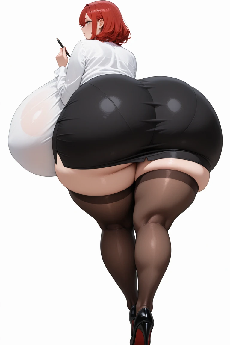 a long leg men, women looking, very women, grey background, huge breast, lace stockings, Oil Glossy Sheer Mini Dress, Tight Pencil Short Dress, a full body picture, Super High Heels Prom Shoes, Stand up straight with legs clamped, Viewed to the front, Transparent stockings wrap both legs, soldier standing posture, very big breast, style of anime, tmasterpiece, High tip intensity, k hd, High resonance, Clean, hight contrast, Ultra-detailed 8K, A high resolution, High resonance, Full body like, fill the whole body, big breasts enchanting, perfect bodies

