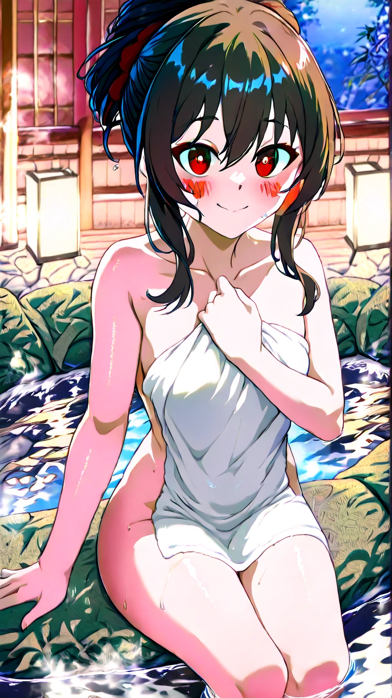 Highest quality, masterpiece, High resolution, alone, (Glaring Eyes),(Small breasts),first round,Mansuji,leotard,Completely naked,roar,((Dentitions)) , (Japanese sword),Iron Sword,thrust,Evening sky_background,Young Girl,Anime Style, Highest quality, 4K, masterpiece,, alone, 1,whole body,looking at the camera, Shinkai Makoto style, (red_yellow‗_coat)Sharp Eyes,Low posture,(Full Finger), (Accurate fingertips), (The finer details), (Anatomically correct), (映画のbackground), Hyper Detail, (Subtle details), (Intricate details),