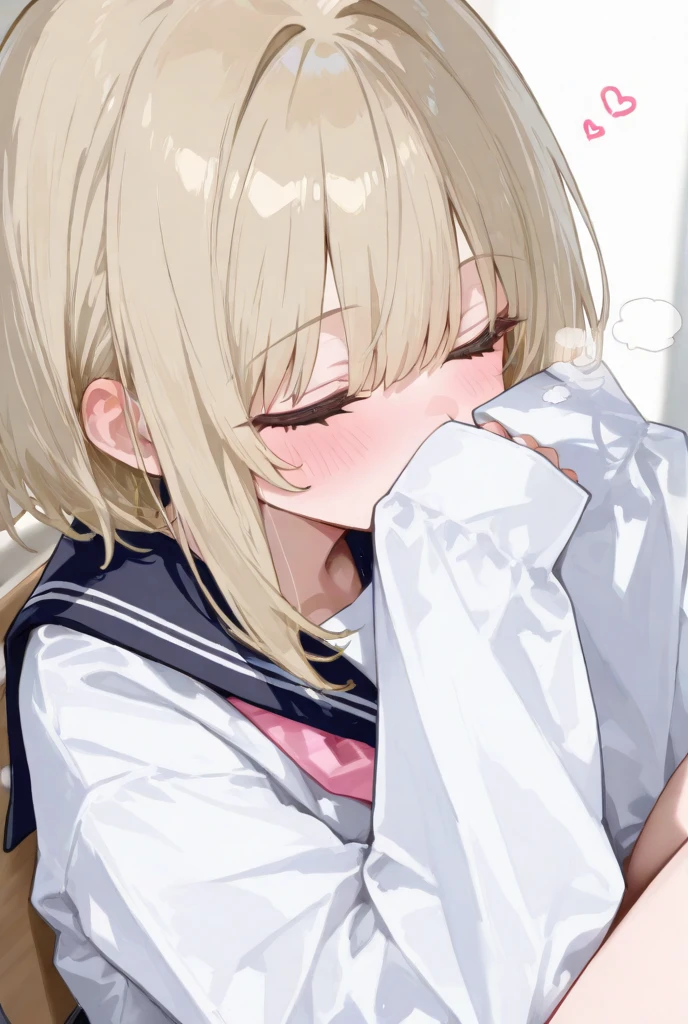 Moriya Suwako Blonde Stroking his uncircumcised penis sperm