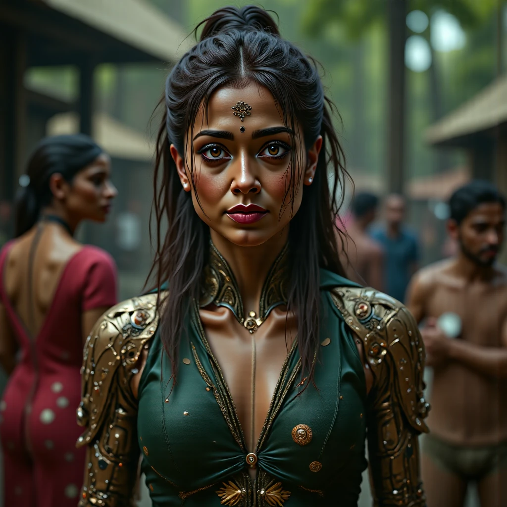 beautiful photo of indian girl, wearing a spideman costume, A stunning intricate full color photo of (sks woman:1), epic character composition, by ilya kuvshinov, alessio albi, nina masic, sharp focus, natural lighting, subsurface scattering, f2, 35mm, film grain,