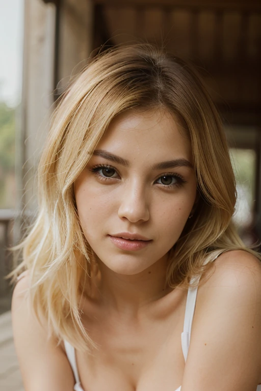 blonde woman in pink bikini sitting at the table with a glass of wine, looking to the side off camera, foto de perfil headshot, Yelena Belova, imagem vazada, uma menina com cabelo loiro, mulher loira nova, Erin Moriarty, imagem de perfil, lindo rosto delicado, na praia, menina loira bonita, alexa grace, vacation photo, sem maquiagem